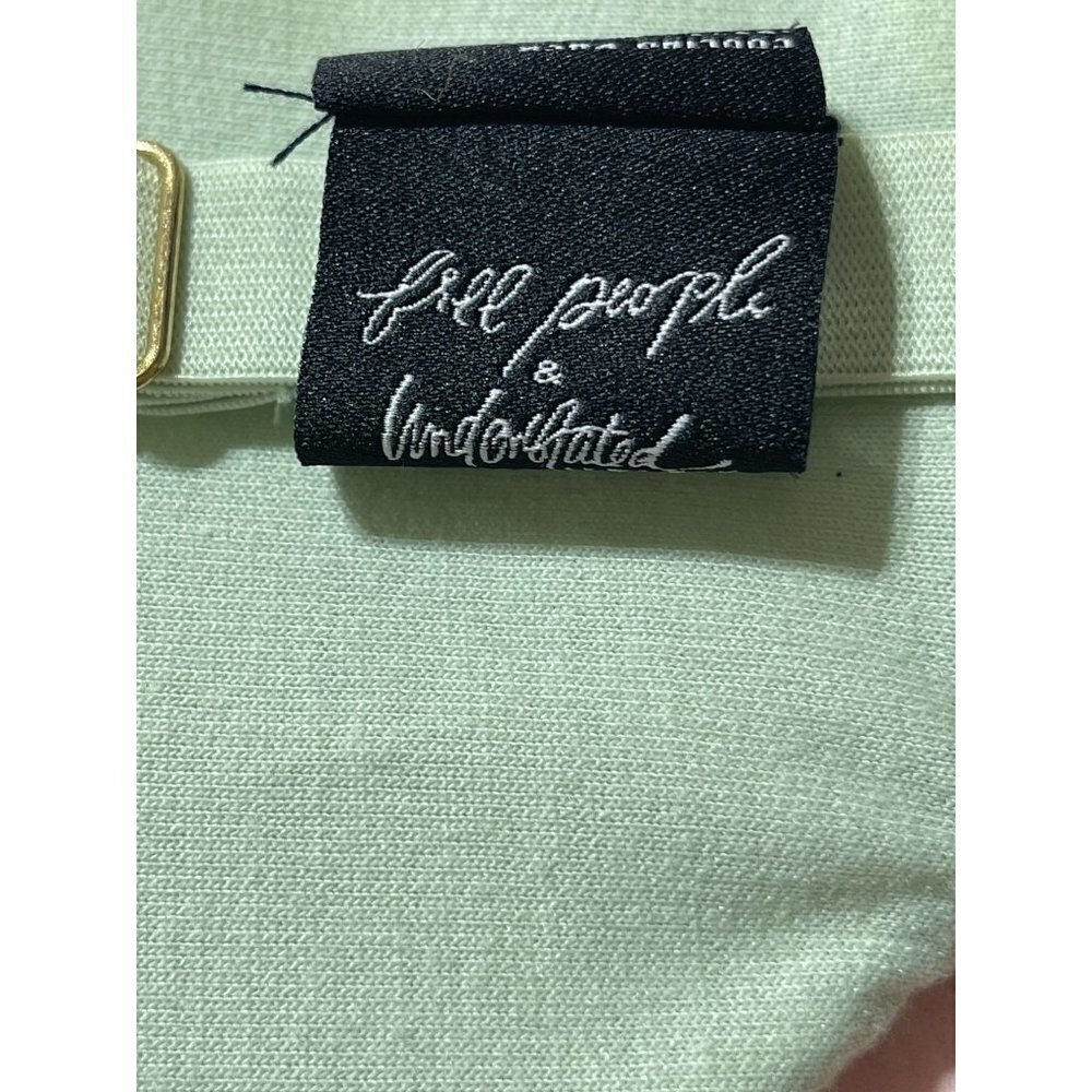 Free People Understated Cooling Leather Face Mask Adjustable Stars Green - Picture 3 of 6